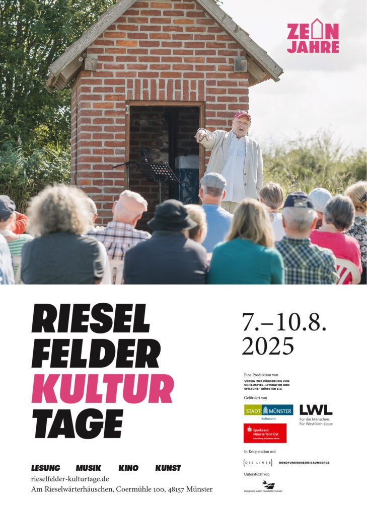 Ankündigungs-Poster der Rieselfelder-Kulturtage-2025